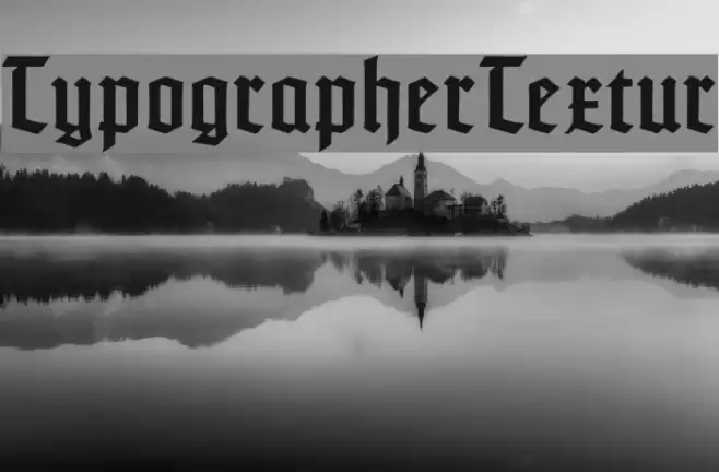 TypographerTextur Font examples