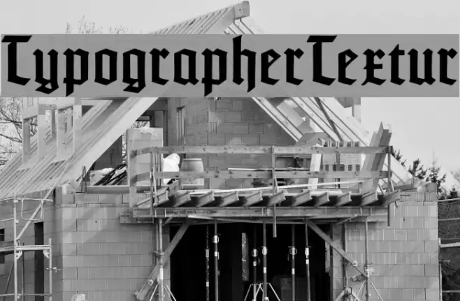 TypographerTextur Font examples
