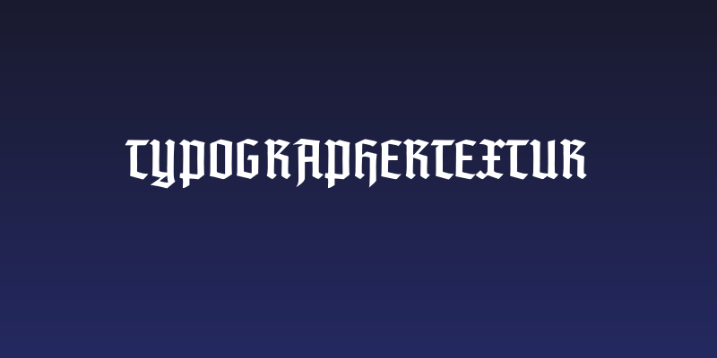 TypographerTextur Social Header