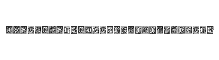 TypographerWoodcutInitialsOne フォント