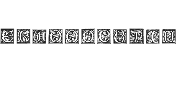 TypographerWoodcutInitialsOne Logo