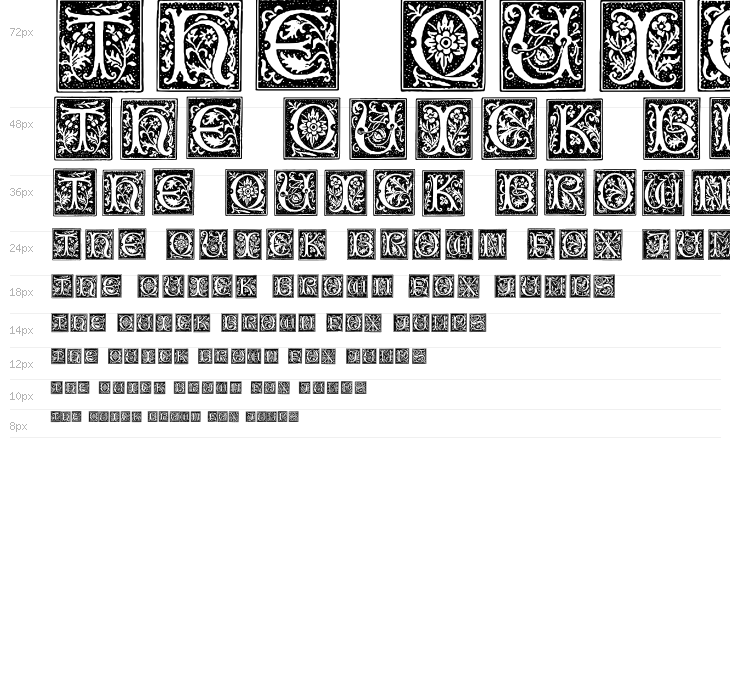 TypographerWoodcutInitialsOne Waterfall