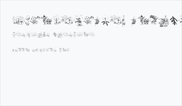 Typographers Holidayfont Business Card