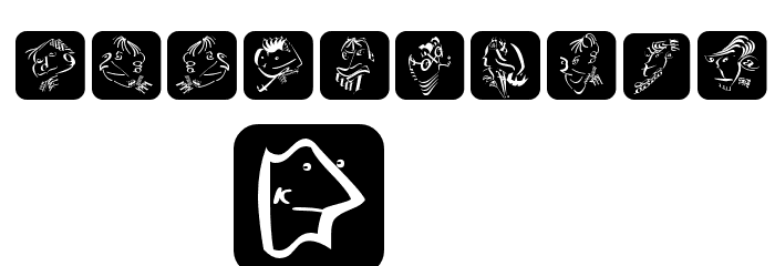 TypographicHeadPaintings Font OTHER CHARS