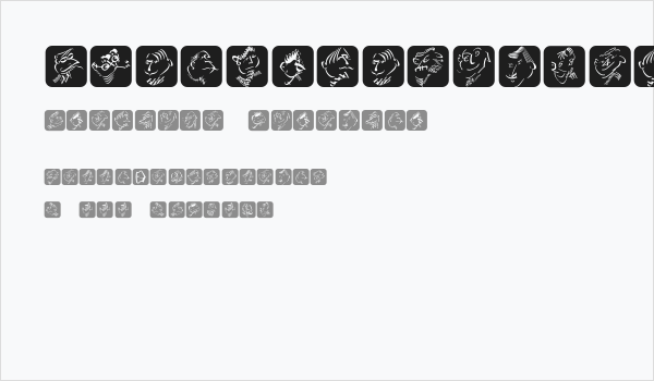 TypographicHeadPaintings Business Card