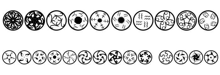 TypographicRosettas Font OTHER CHARS