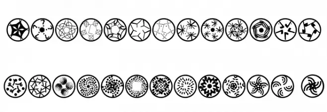 TypographicRosettas Fonte MAIÚSCULAS