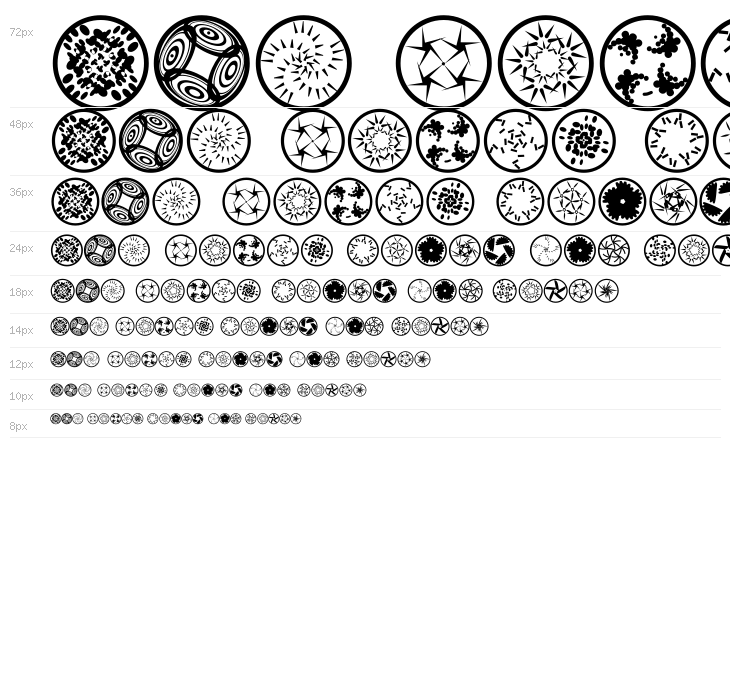 TypographicRosettas Waterfall