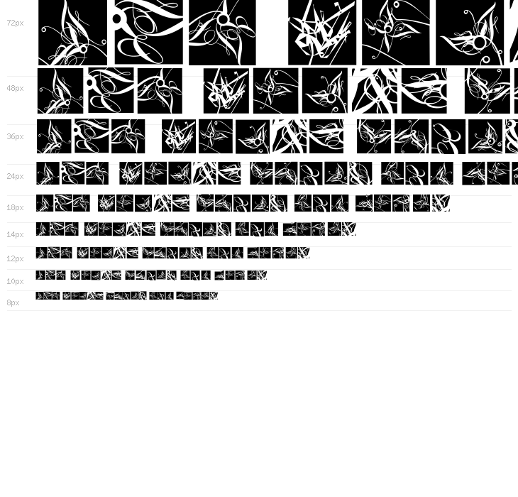 TypographicTangos Waterfall