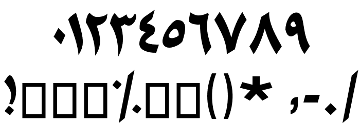 Typography Black Font OTHER CHARS