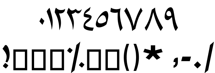 Typography Light Font OTHER CHARS