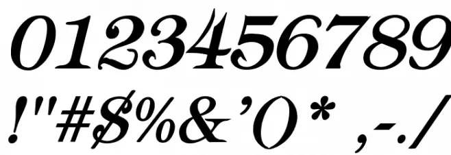 Typography Times Bold Italic Font OTHER CHARS
