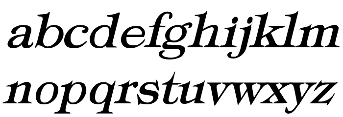 Typography Times Bold Italic Font Litere mici