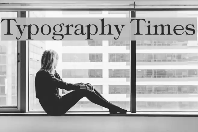 Typography Times Font examples