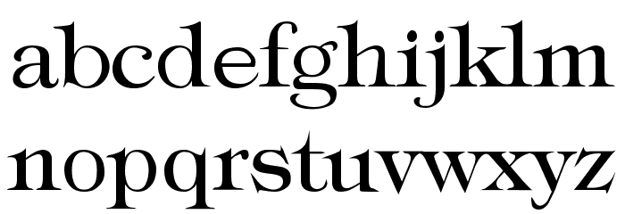 Typography Times Font LOWERCASE