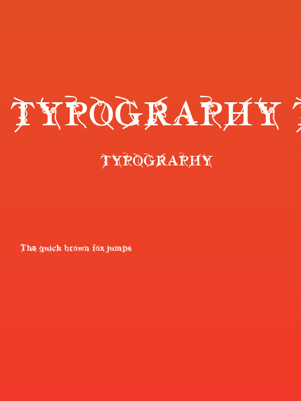 Typography ties Bold Poster