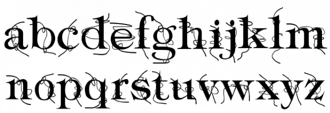 Typography ties फ़ॉन्ट लोअरकेस