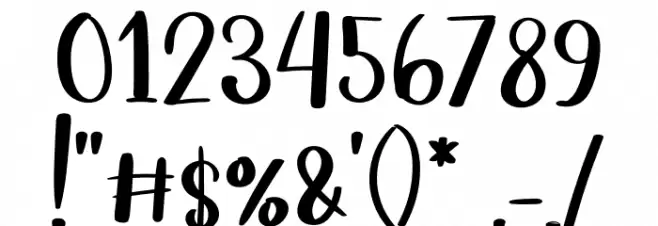 Typography Font OTHER CHARS