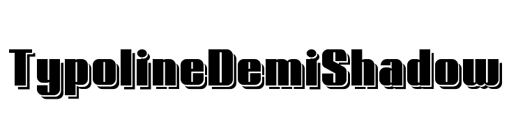 Typoline Demi Shadow  لخطوط تنزيل
