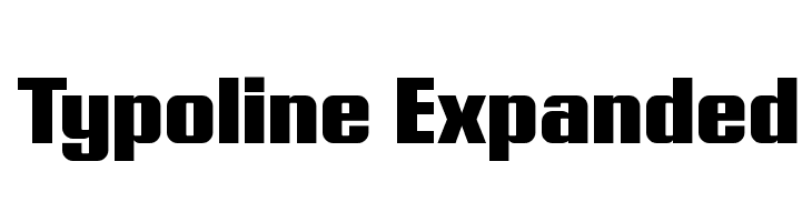 Typoline Expanded Fonte