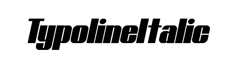 Typoline Italic  フリーフォントのダウンロード