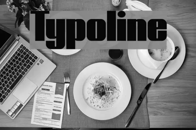 Typoline Font examples