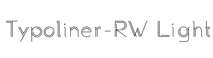 Typoliner-RW Light  नि: शुल्क फ़ॉन्ट्स डाउनलोड