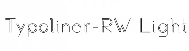 Typoliner-RW Light  नि: शुल्क फ़ॉन्ट्स डाउनलोड
