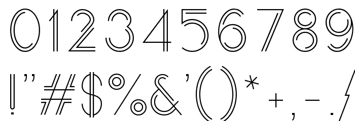 Typoliner-RW Light Font OTHER CHARS