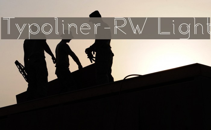 Typoliner-RW Light Font examples