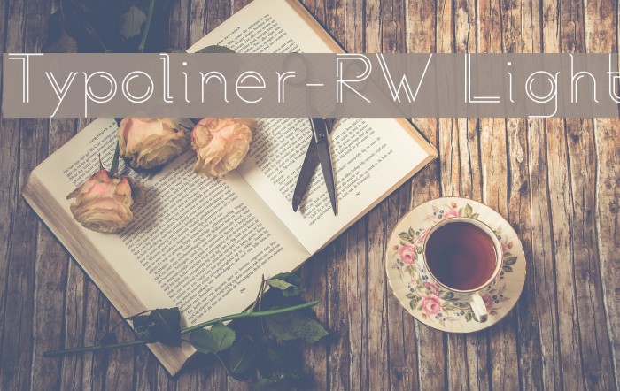 Typoliner-RW Light Font examples