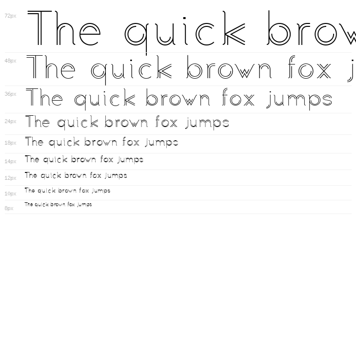 Typoliner-RW Light Waterfall