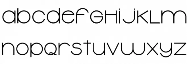 Typolino Bold フォント 大文字