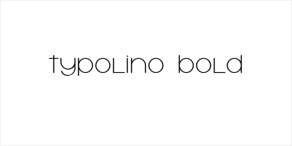 Typolino Bold Logo