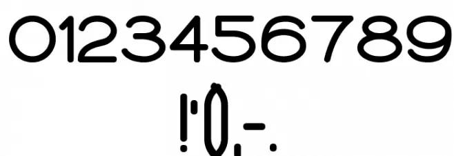 Typolino ExtraBold Font OTHER CHARS