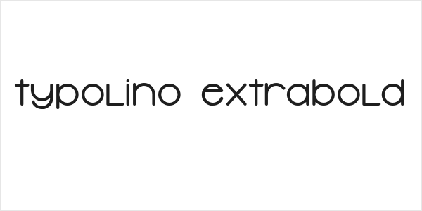 Typolino ExtraBold Logo