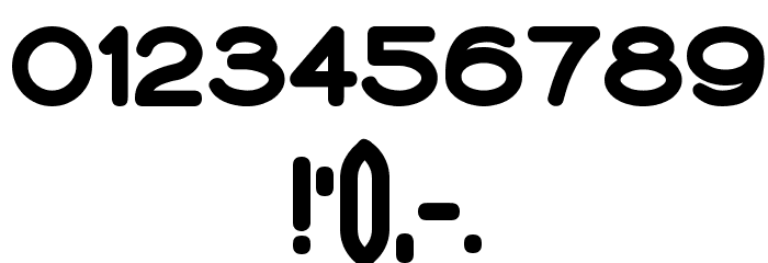 Typolino Heavy Font OTHER CHARS