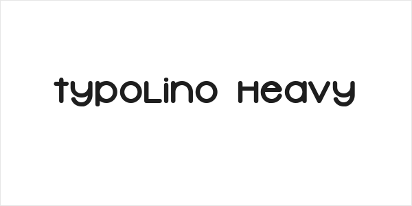Typolino Heavy Logo