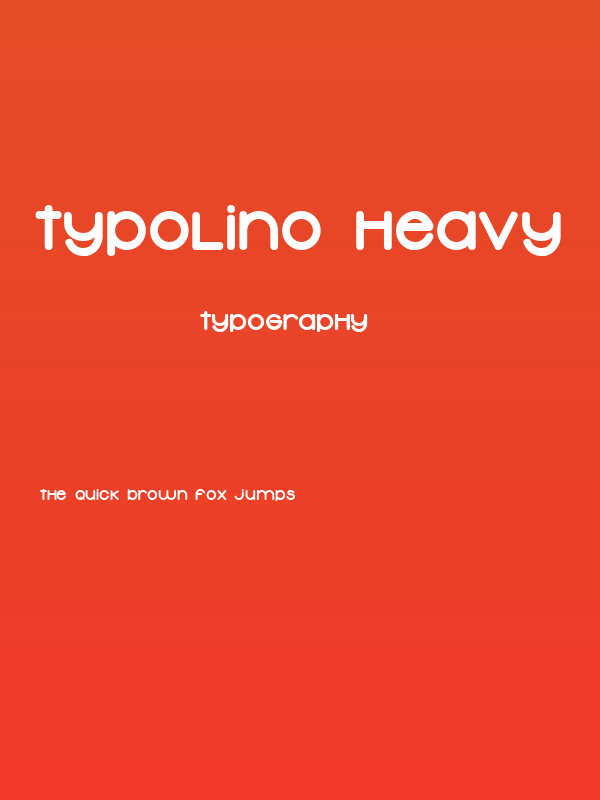 Typolino Heavy Poster
