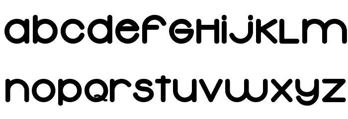 Typolino Heavy Font LOWERCASE
