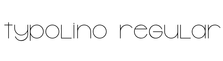 Typolino Regular  font caratteri gratis