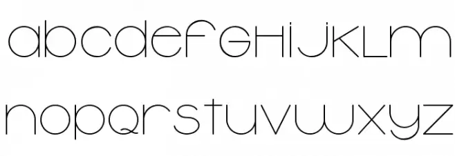 Typolino Regular Schriftart Groß