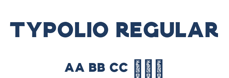 Typolio Regular Font Preview