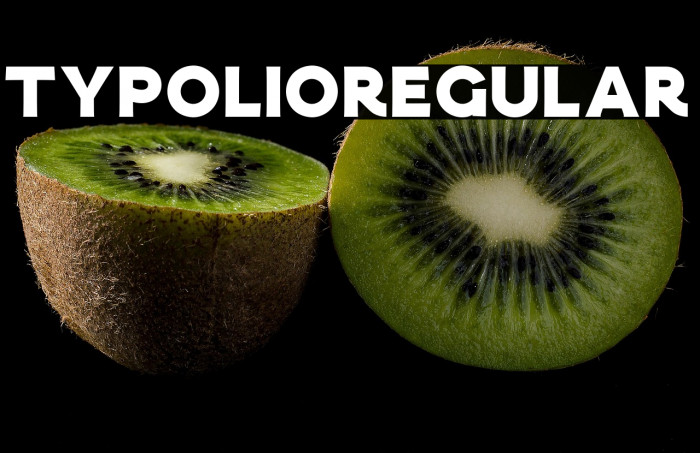 Typolio Regular Example 2