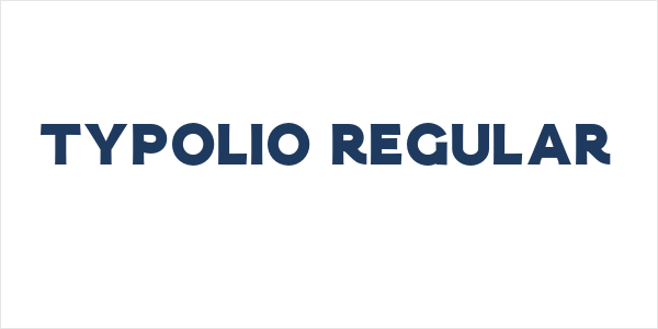 Typolio Regular Logo
