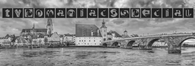 TypomaniacsSpecial Font examples