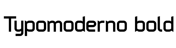 Typomoderno bold Font