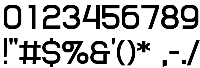 Typomoderno bold Font OTHER CHARS