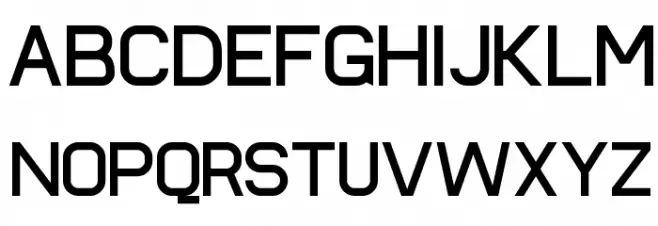 Typomoderno bold Шрифта ВЕРХНИЙ