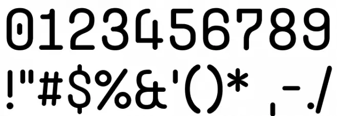 Typori Regular Font OTHER CHARS